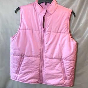 LIZ CLAIBORNE pink vest